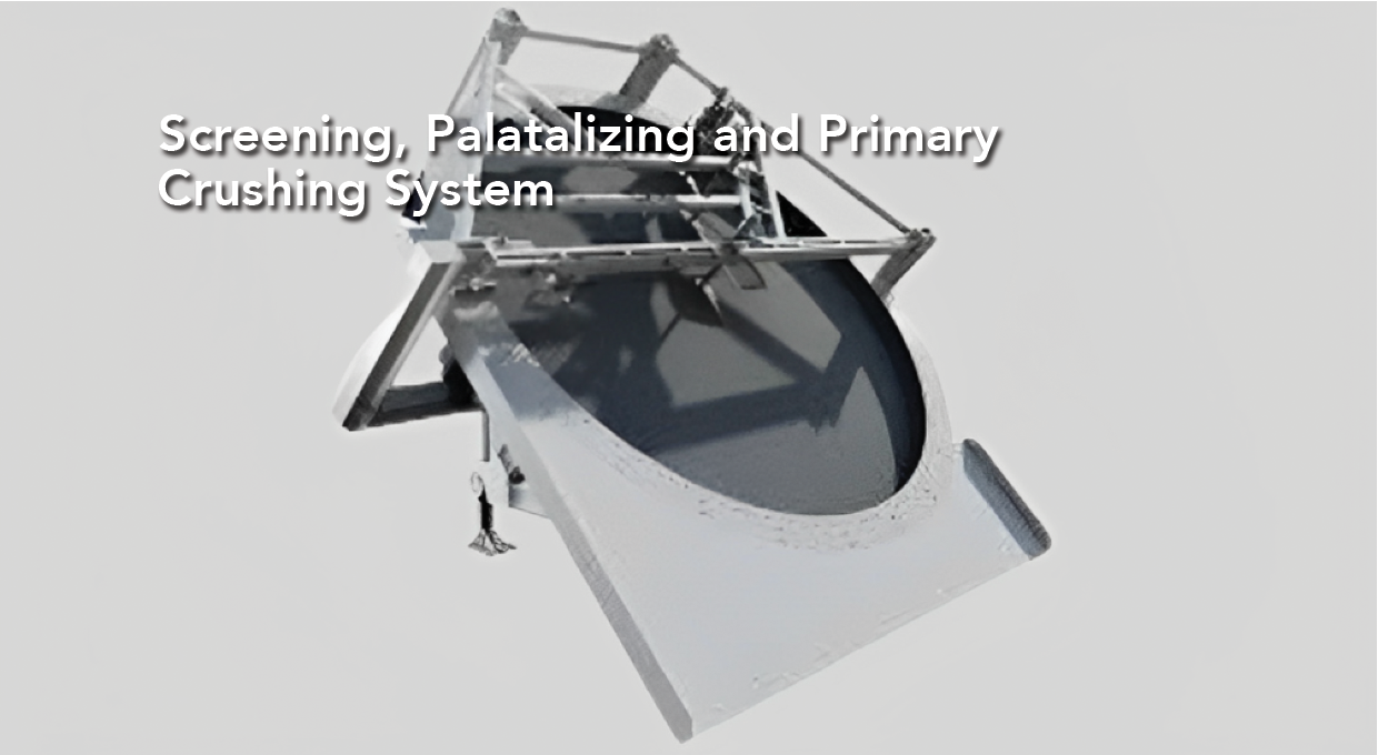 Screening, Palatalizing and Primary Crushing System